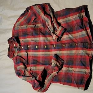 Tommy Hilfiger plaid button up shirt